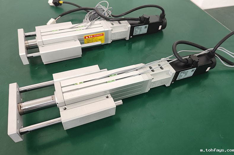 双导杆电缸替换双缸气缸，助力工业节能增效