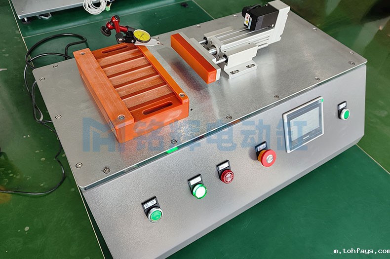 双导杆电动缸在疲劳测试机上的应用